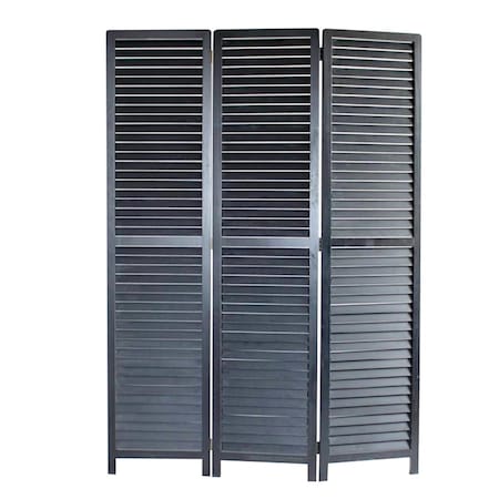 Screen Gems Louvertie Screen SG-258 BLACK